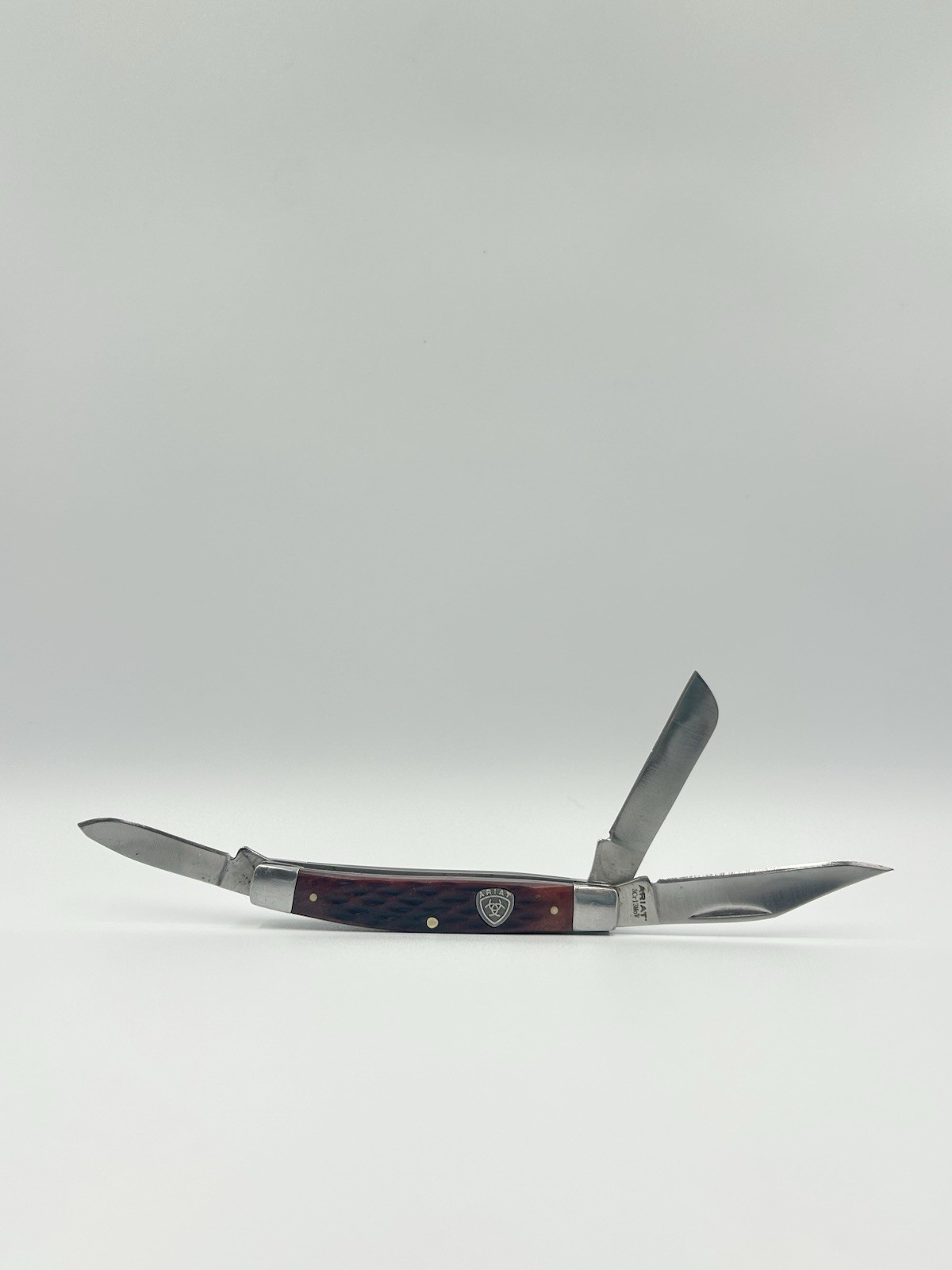 Ariat 3Cr13MoV 3 Blade Pocket Knife Excellent 4710010802 Pocketknife