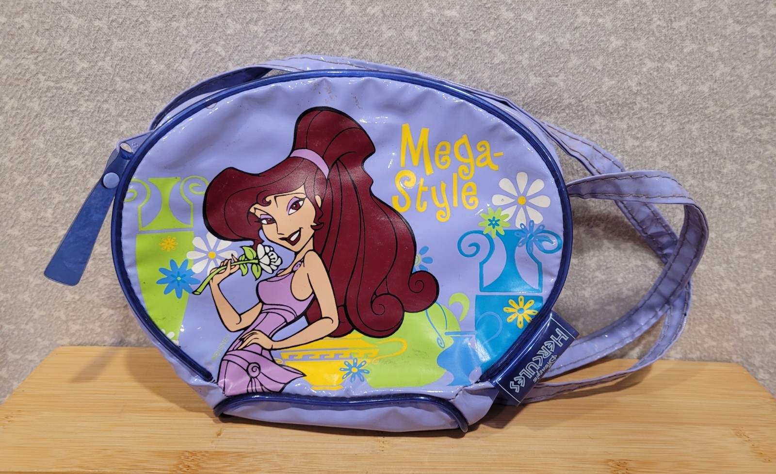 1997 Vintage Disney Hercules Meg Megara Mega-Style Kids Purse Pouch Shoulder Bag