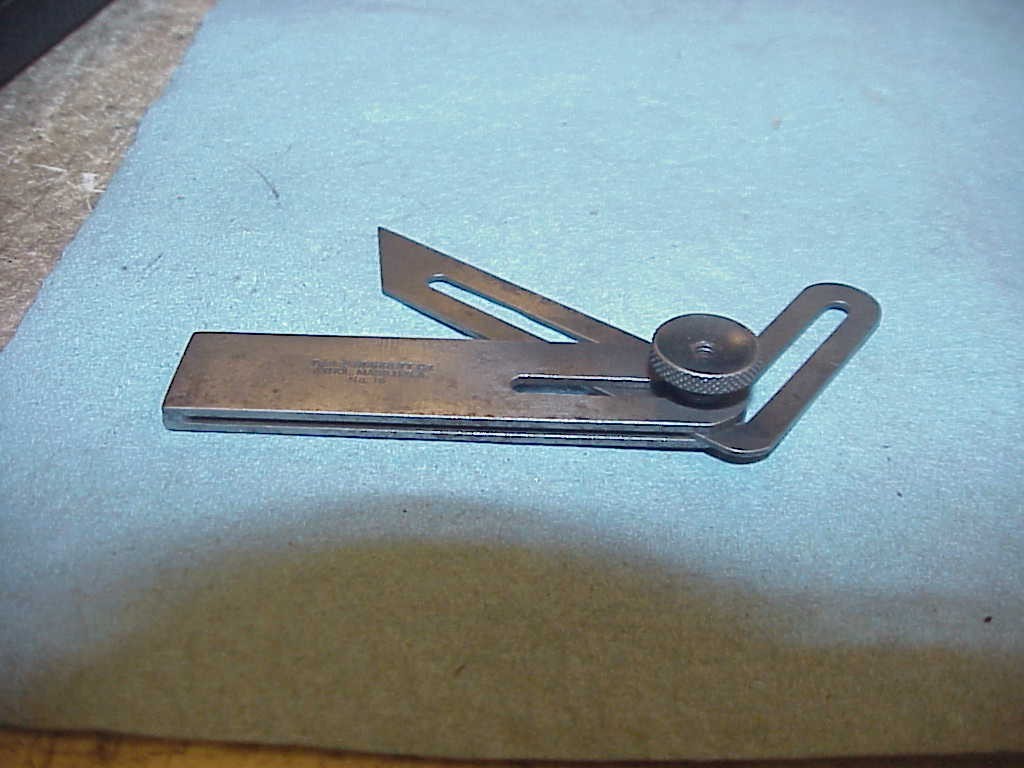 Vintage Adjustable Starrett No. 15 Universal Bevel Machinist Layout Tool