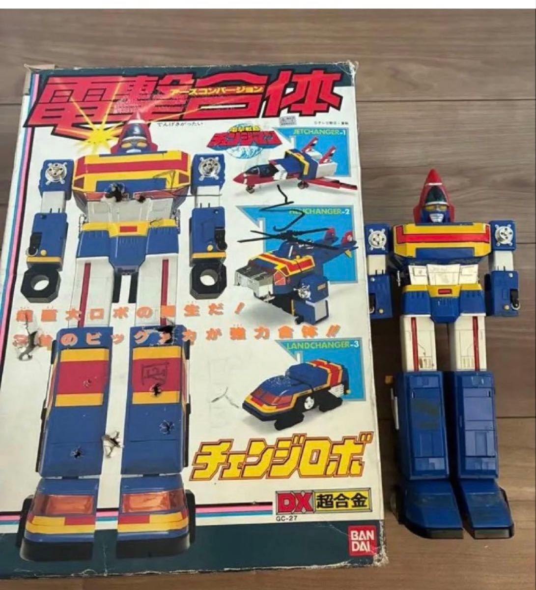 Bandai GC-27 DX Chogokin Den Geki Gattai Earth Conversion Change Robo 13+ Collec