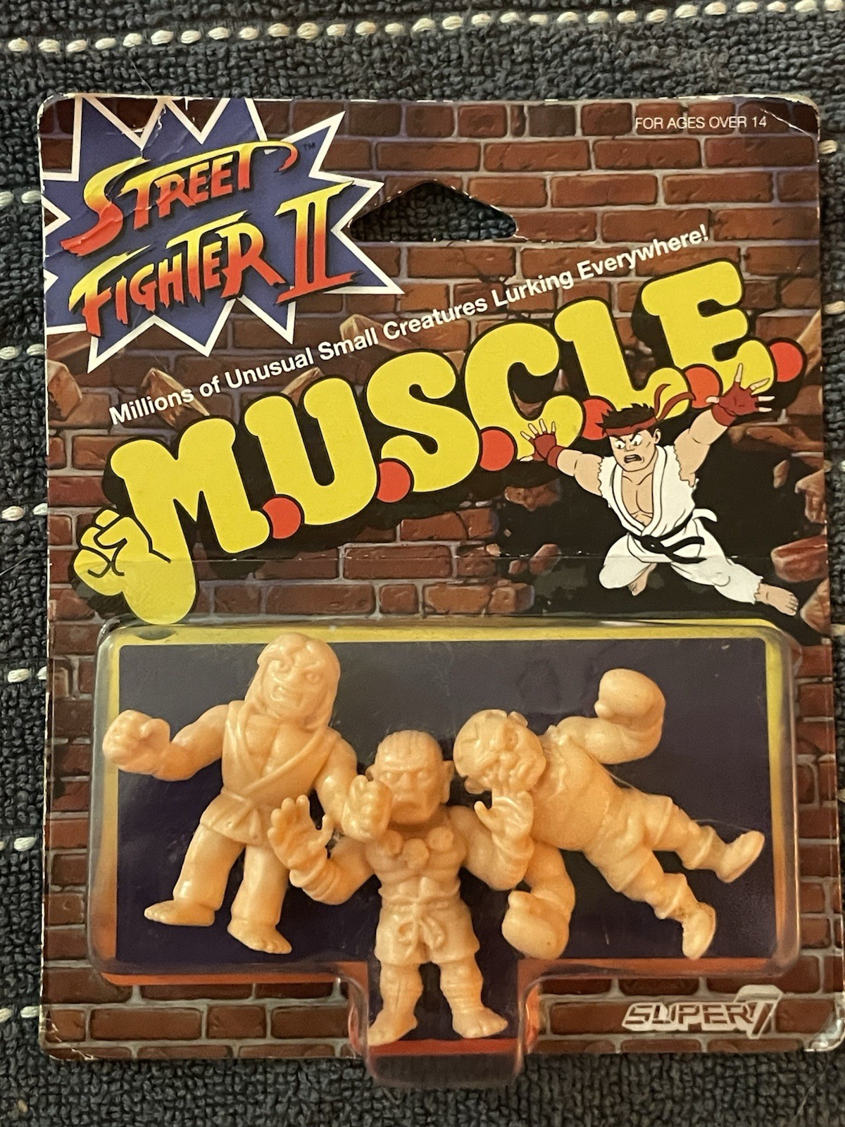 M.U.S.C.L.E. Muscle Men STREET FIGHTER 3 Fig Pack 2016 CAPCOM Ken Dhalsim Balrog