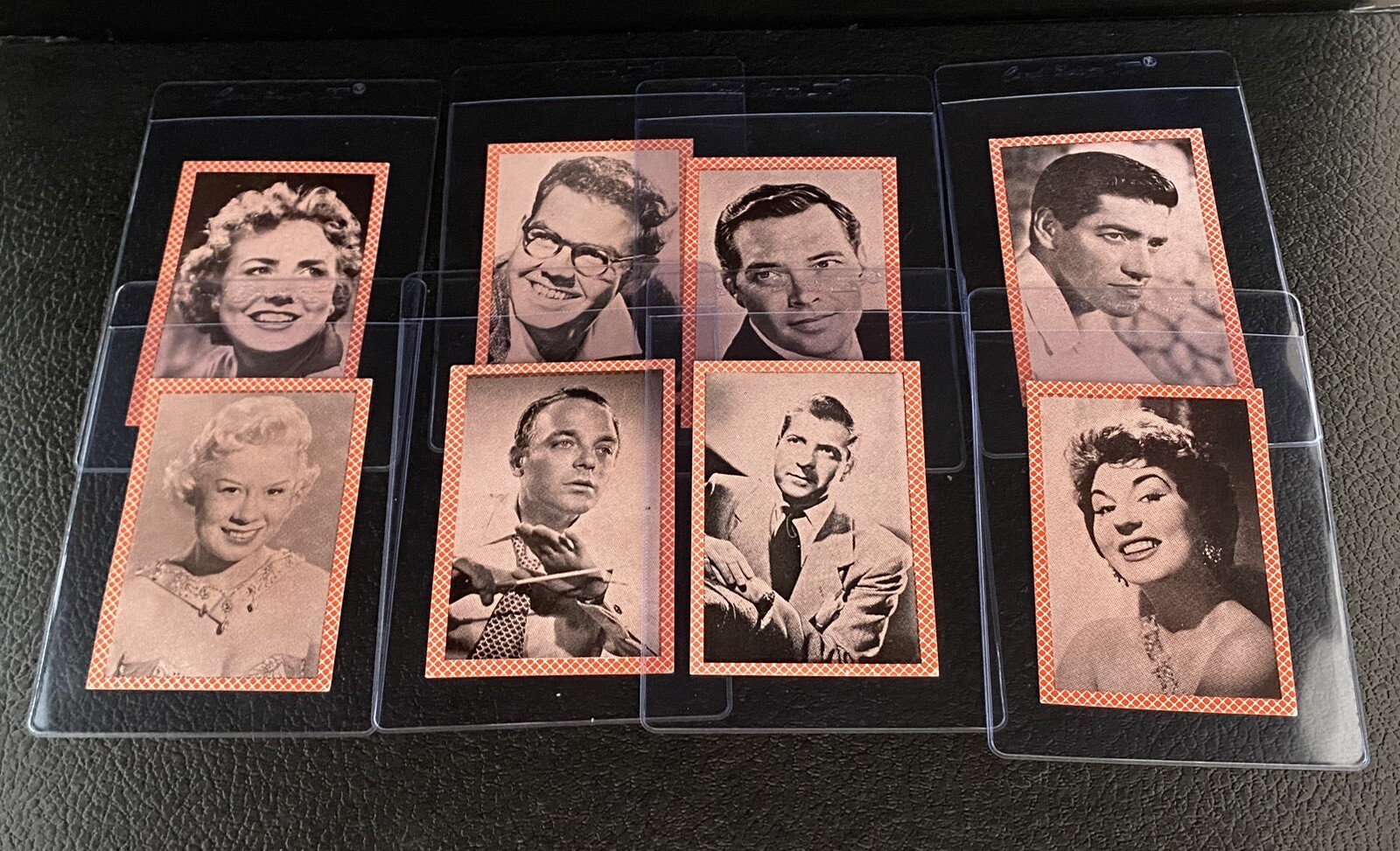 1957 Madison Confectionery Disc Jockey Gum 8 Card Lot Vintage 1950s Singer Music