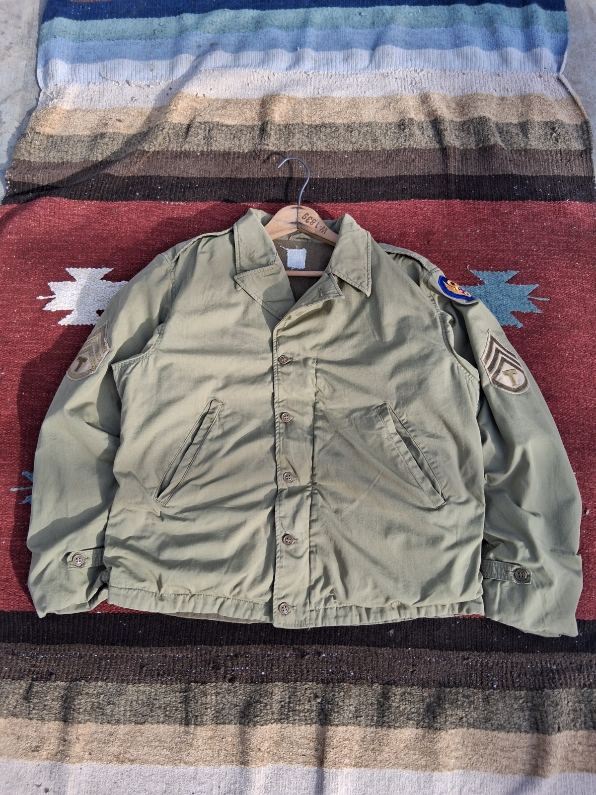 1940s WW2 US Army M41 Air force Jacket Wool Liner Big Size