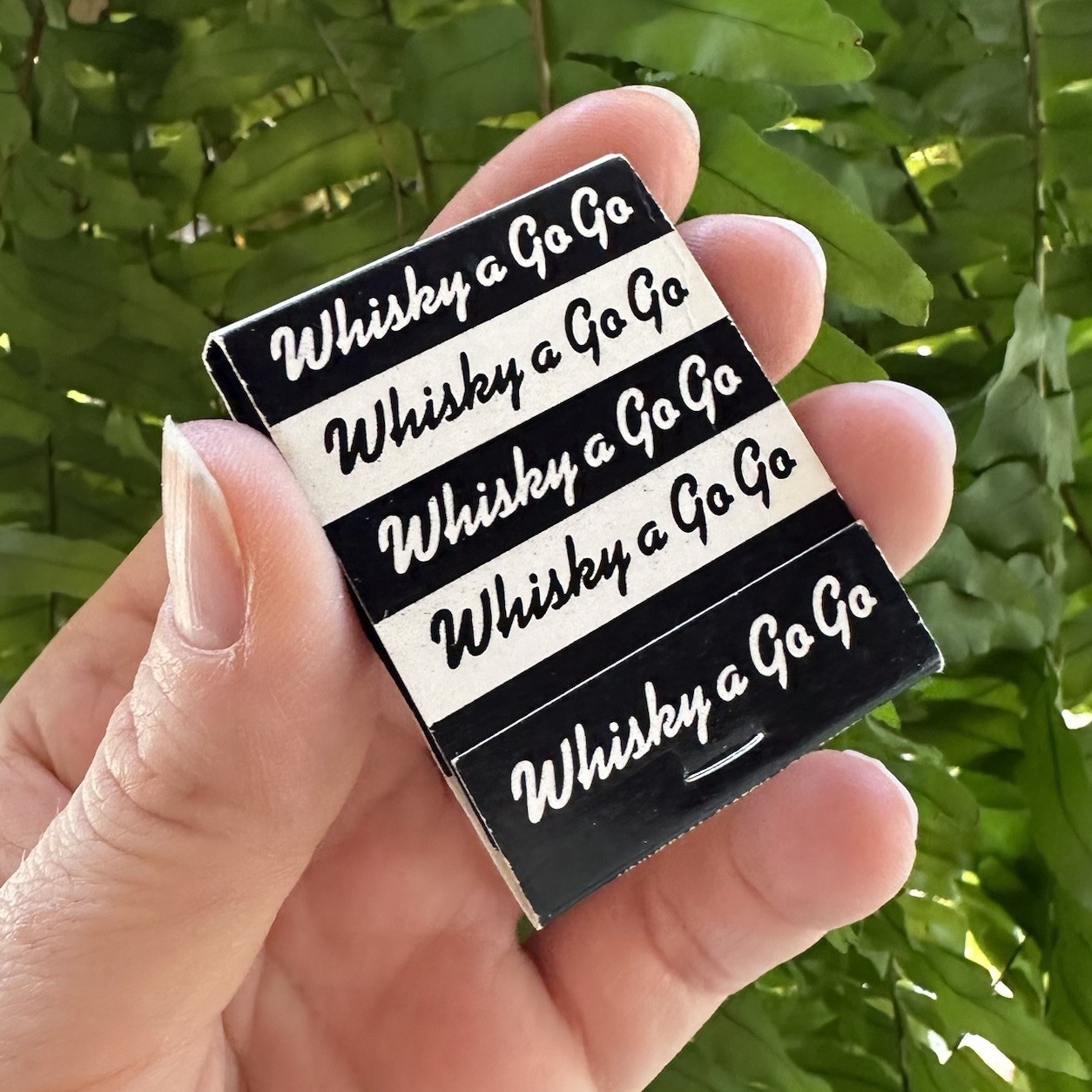 WHISKY A GO GO 70\'S Matchbook SUNSET STRIP Matches Los Angeles LA One Strike