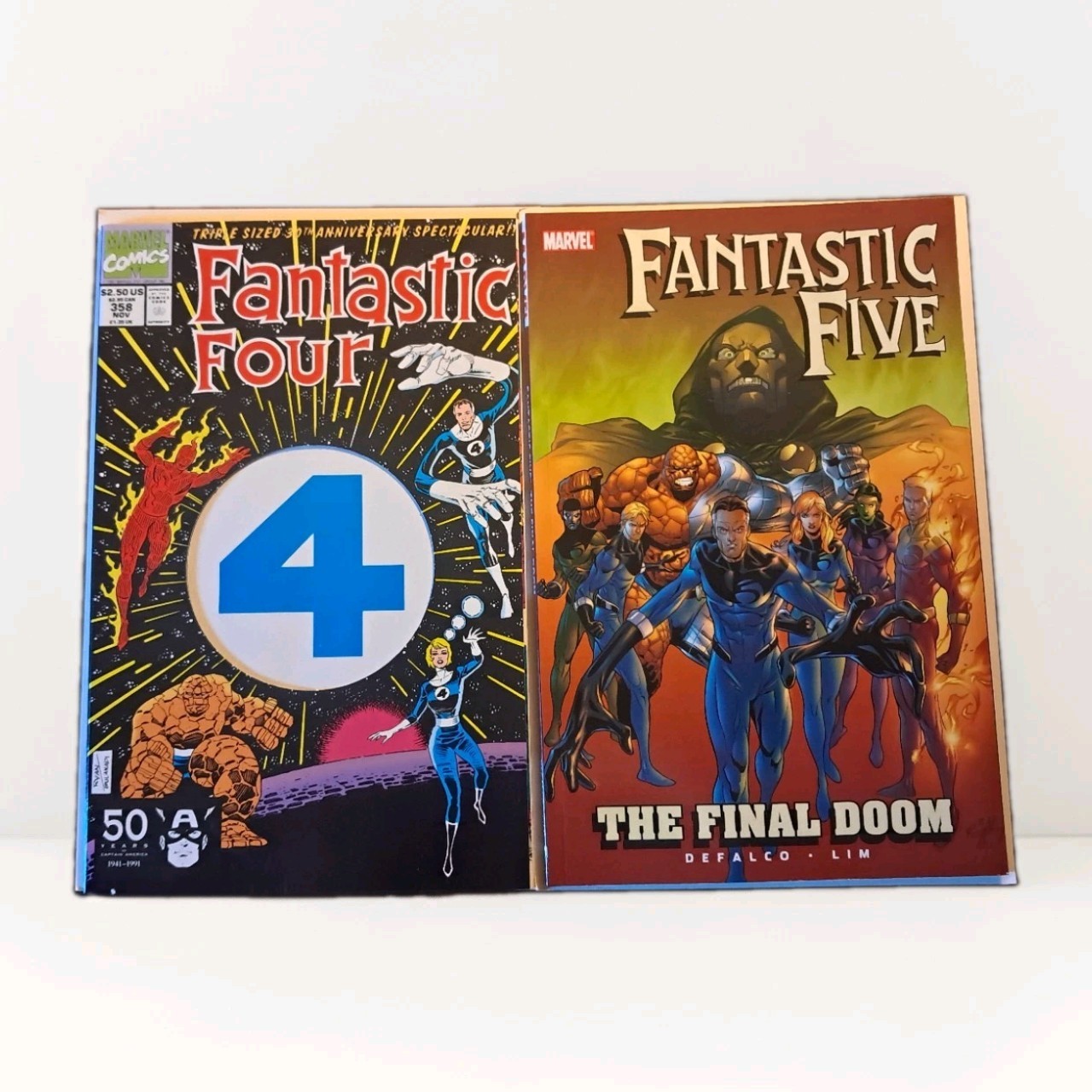 Fantastic Four #358 1st Paibok + Fantastic Five Final Doom TPB Lot
