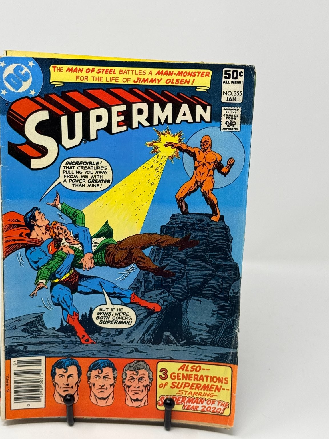 Superman #355 DC Comics Man-Monster Jimmy Olsen 1981