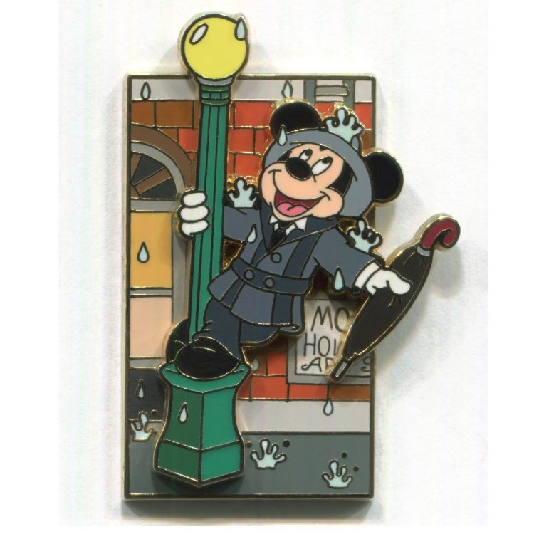 Disney Pins Mickey Mouse Singin’ in the Rain Great Movie Ride Movie Moments Pin