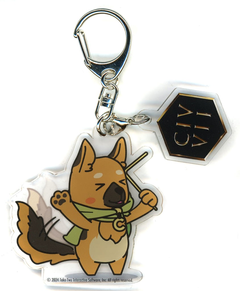 Sid Meier's Civilization VII Acrylic Keychain PS5 Switch Amazon Japan Bonus