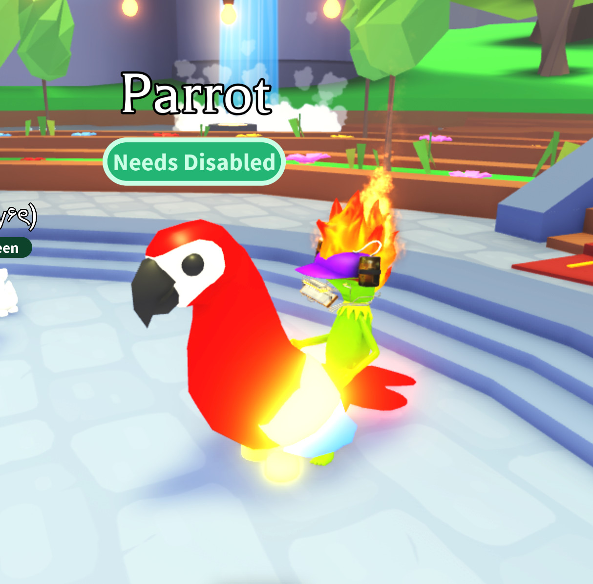 Adopt Me Parrot 🦜🌟 NFR Neon Fly Ride Roblox (READ DESC.) [QUICK 🚚⚡]