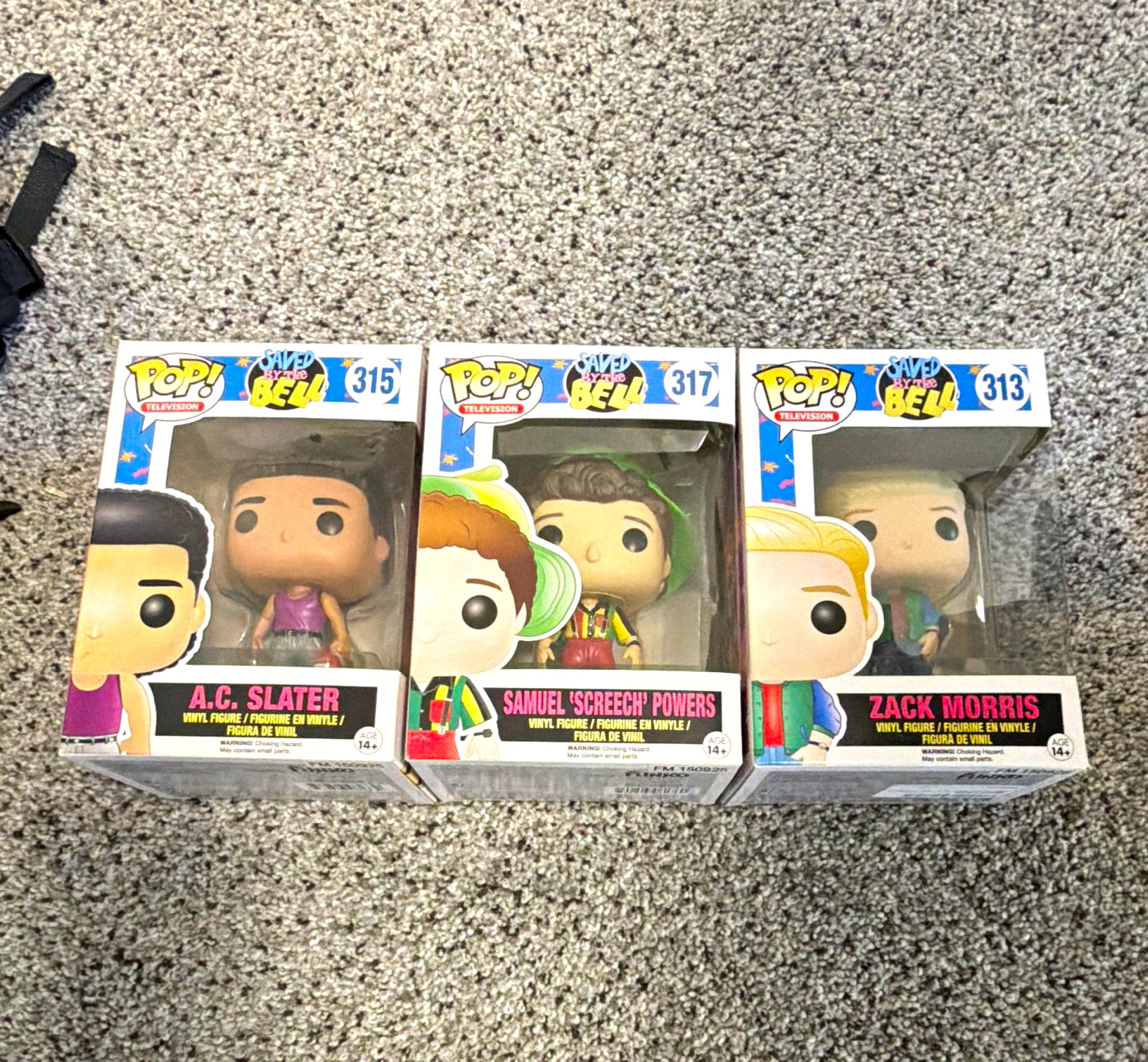Funko Pop Television Saved by the Bell Slater Screech Zack #315 #317 #313