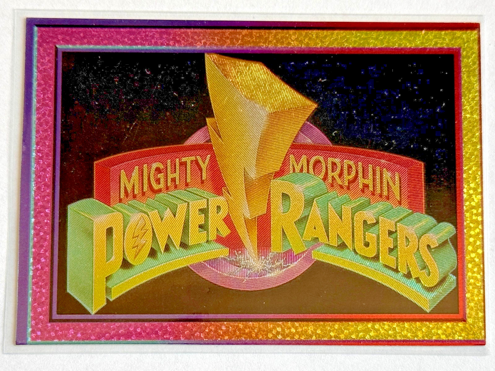 MIGHTY MORPHIN POWER RANGERS 1994 SERIES 1 HOBBY FOIL