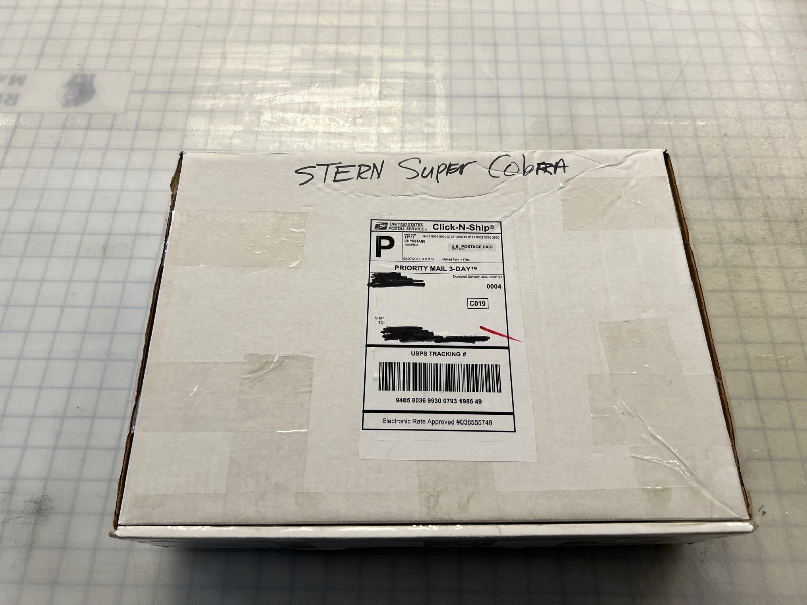 Vintage 1981 Stern Super Cobra Arcade MPU CPU Circuit Board Working