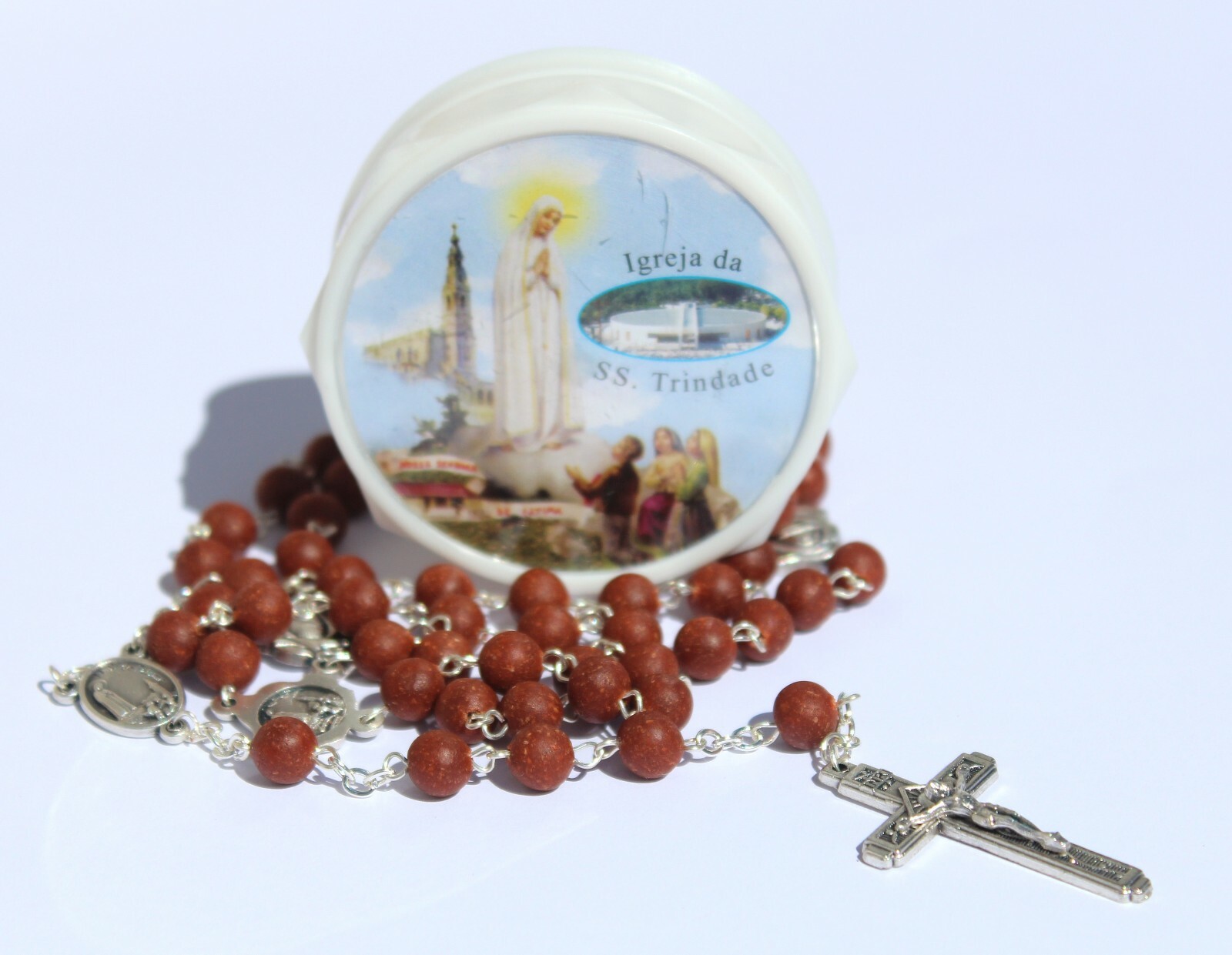 FATIMA - Perfumed Rosary made out of Roses, Rosario de Rosas perfumado