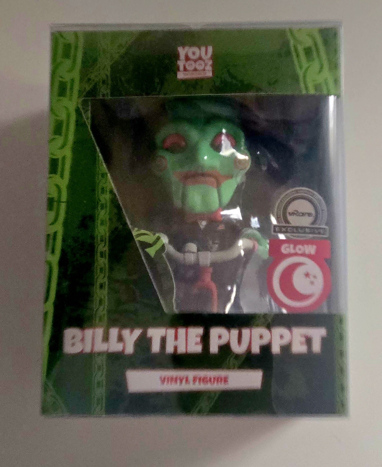 Youtooz Saw Billy The Puppet vRare Exclusive Glow Limited Edition /1000 NIB