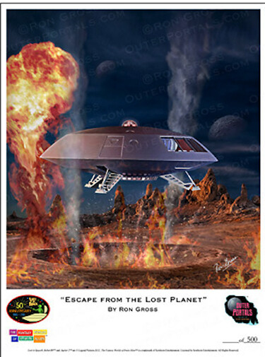 Lost in Space - Escape From the Lost Planet Jupiter 2 J2 print Ron Gross #6