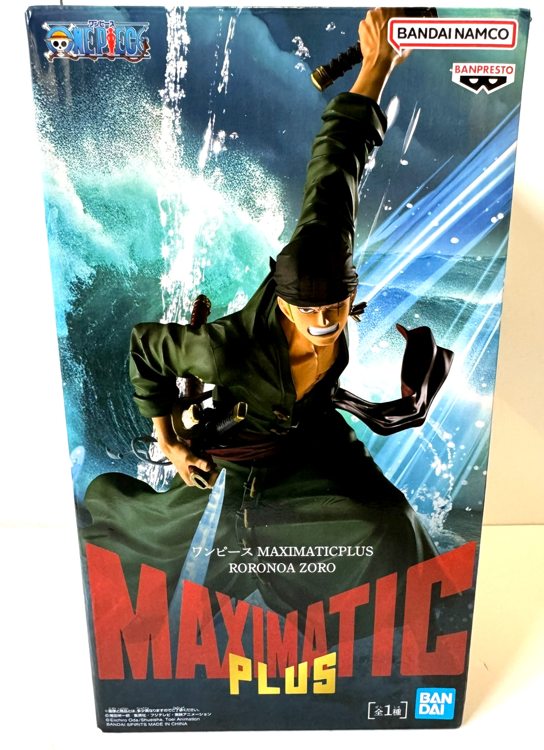 ONE PIECE MAXIMATICPLUS Roronoa Zoro Figure Banpresto Japan New 2026