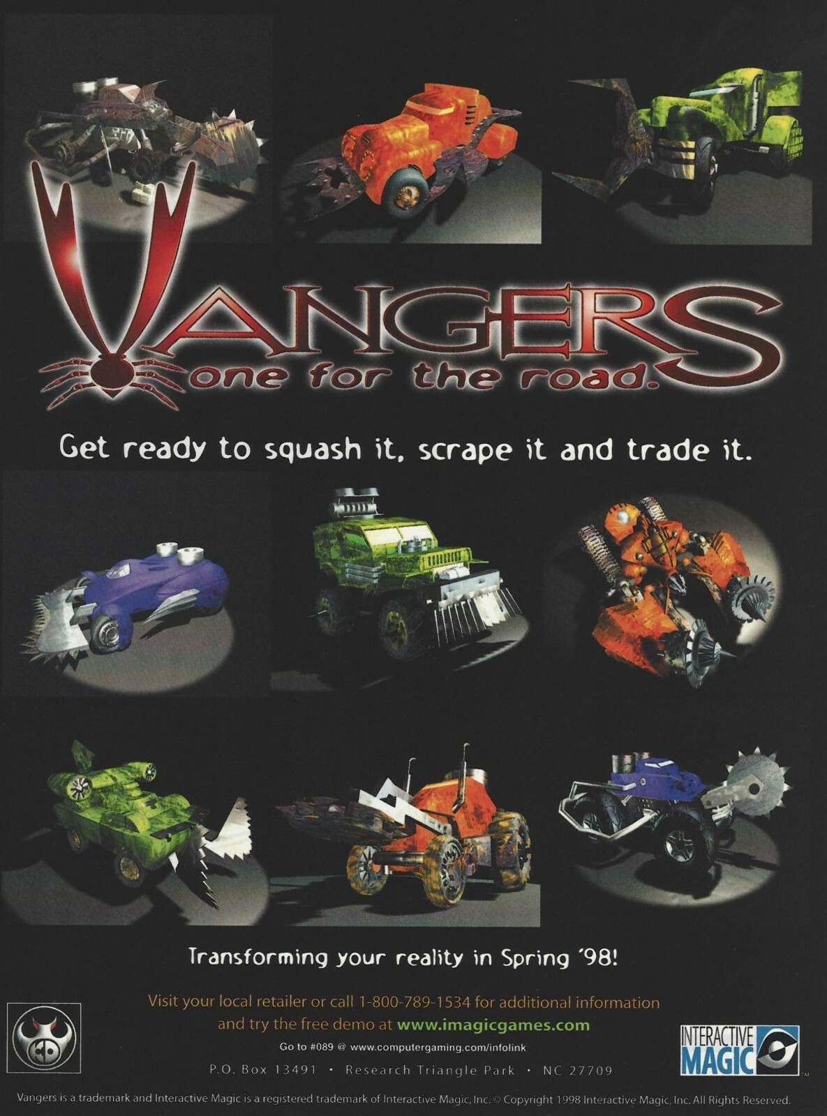 Vangers Print Ad/Poster Art PC Big Box