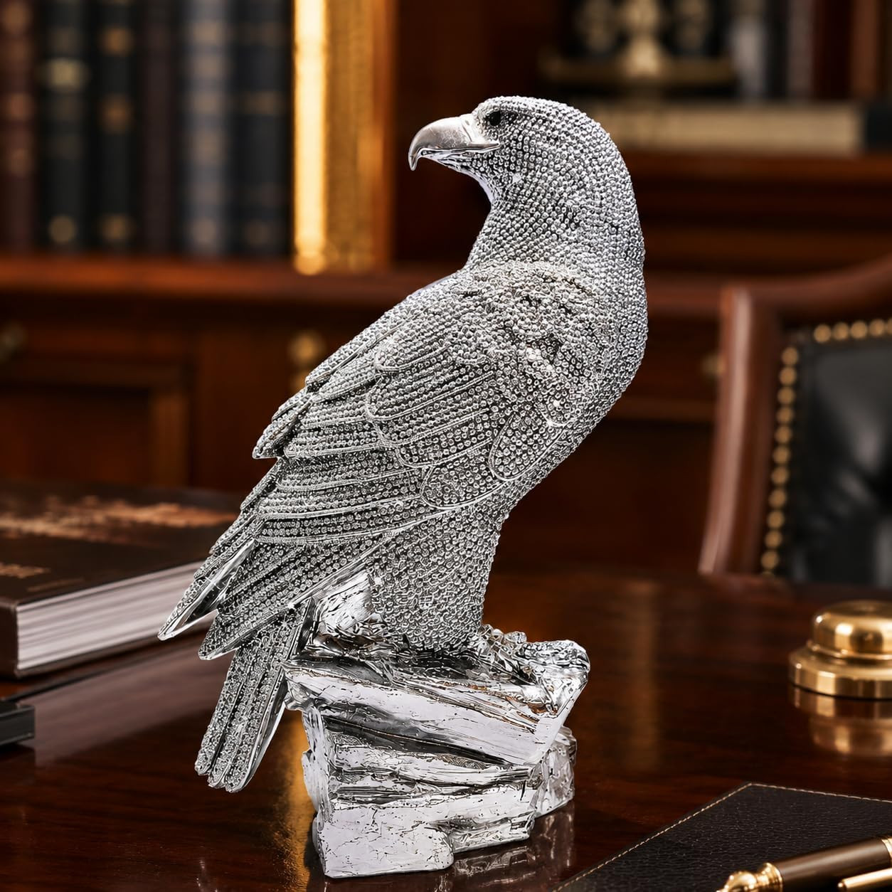 Bling Eagle Statue Home Decor, 8.27\