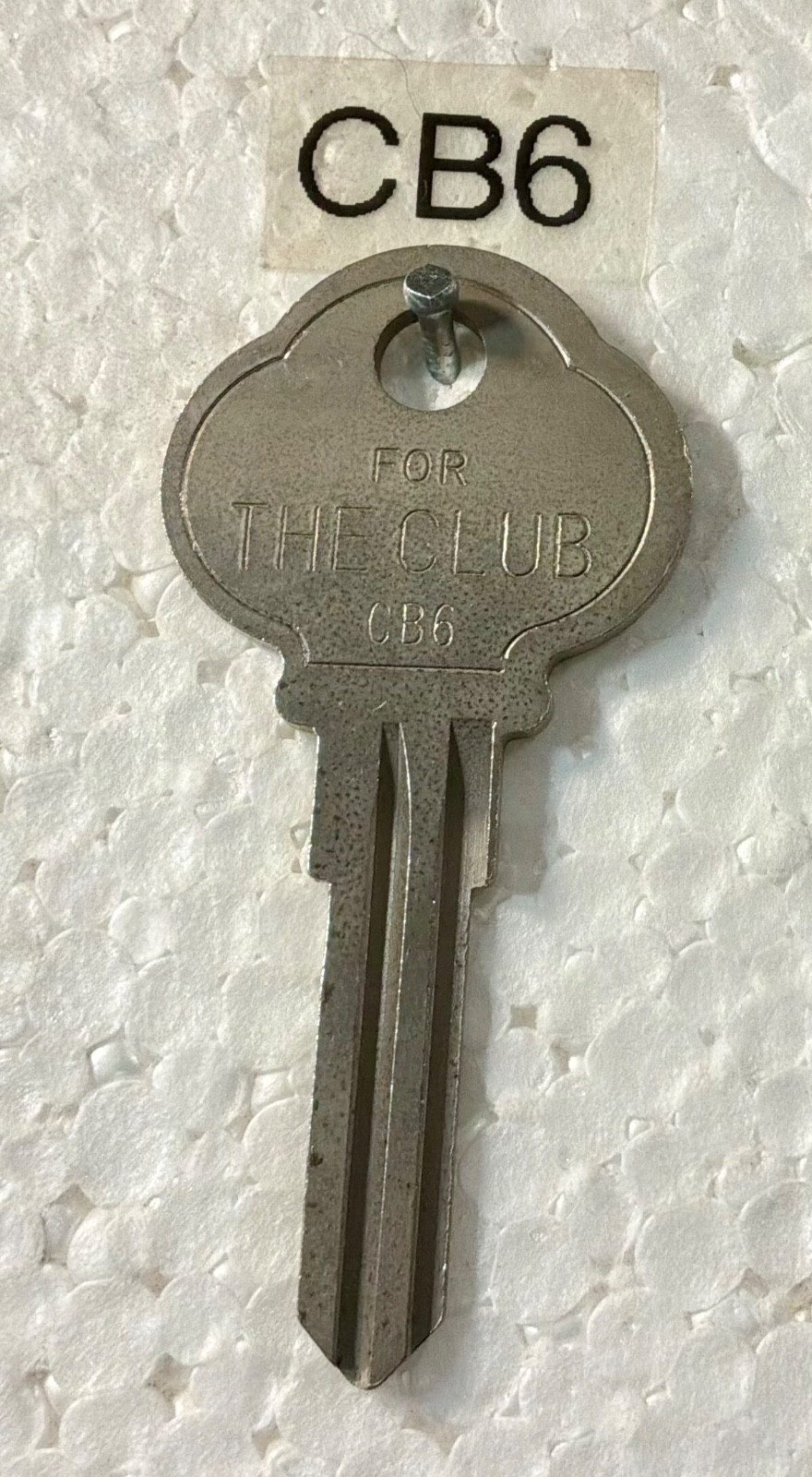 THE CLUB STEERING WHEEL BLANK KEY ONLY  CB6