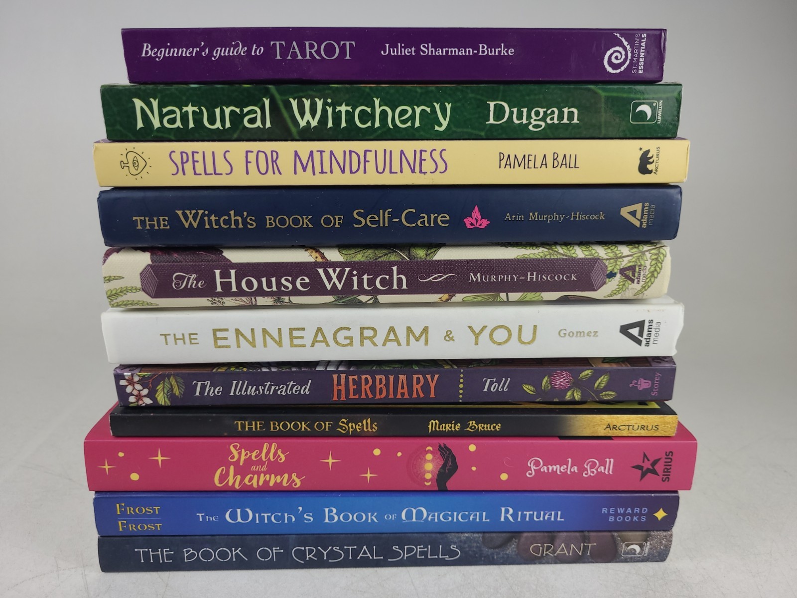 Lot 11 Witchcraft Books Occult Spells Witch Magic Self-care Enneagram Mix PB/HC