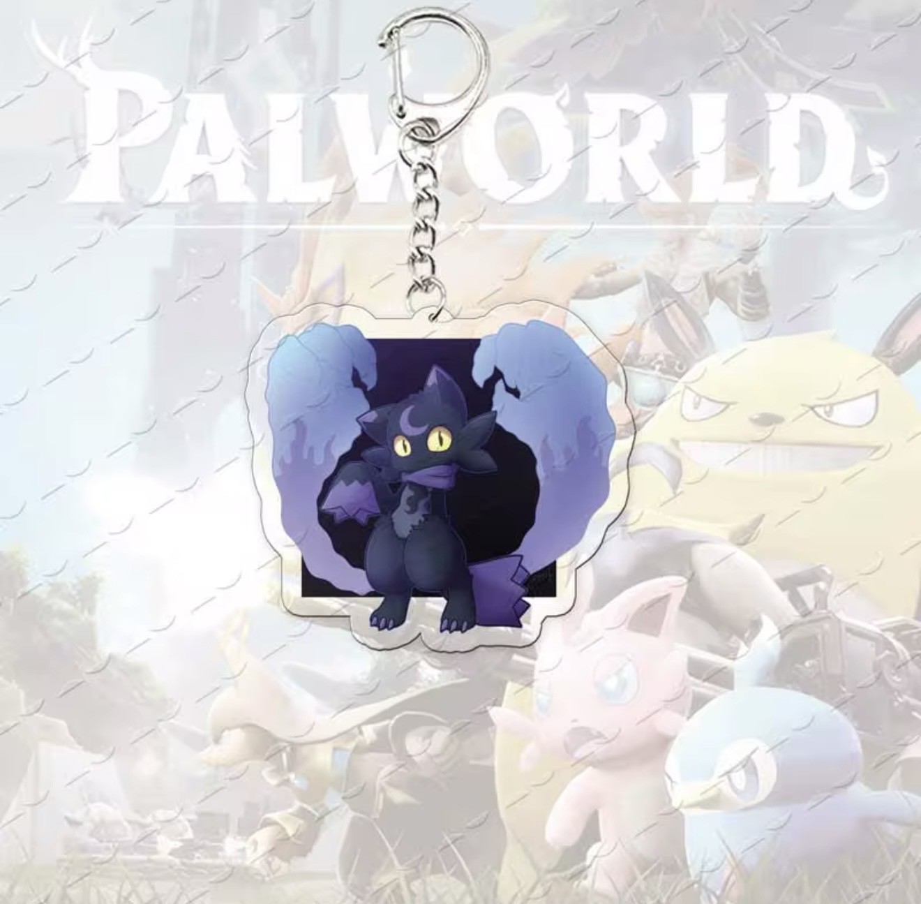 Palworld Keychain - Dupin Sekhmet Solenne Majex Leafan Wispaw Incineram