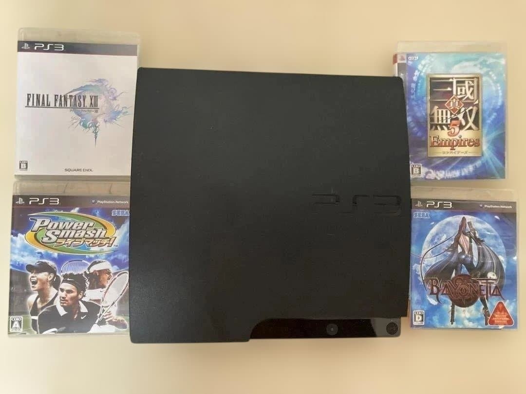 Sony PlayStation 3 PS3 Console CECH-3000B 320GB Charcoal Black Tested From Japan