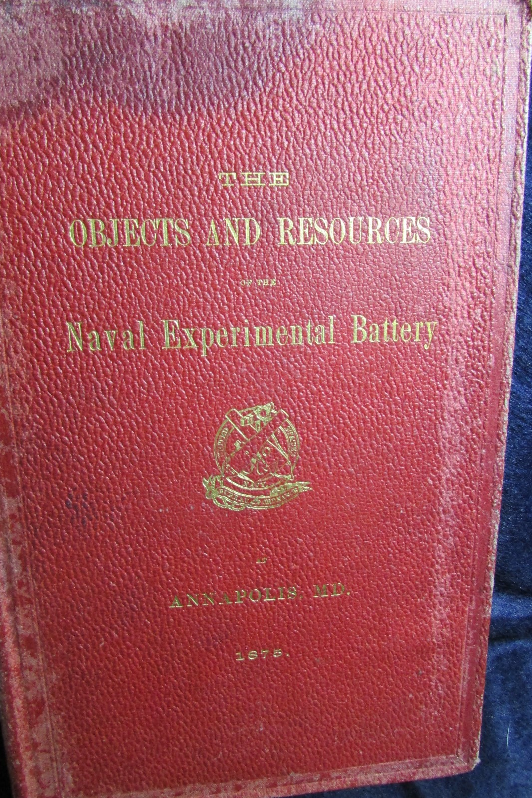 Objects and Resources of the Naval Experimental Battery 1876 VERY RARE BOOK