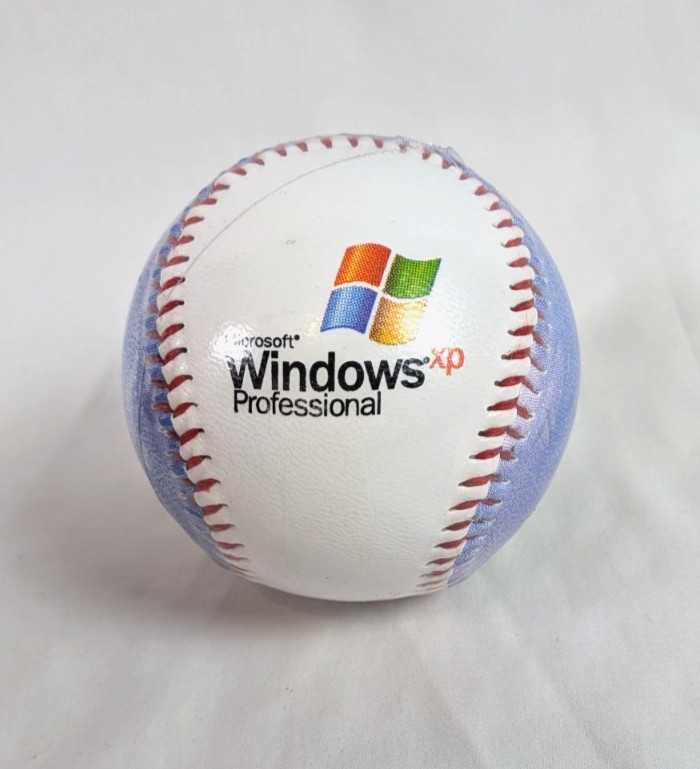 Microsoft Windows XP Professional Promotional Baseball Collectible New Sealed