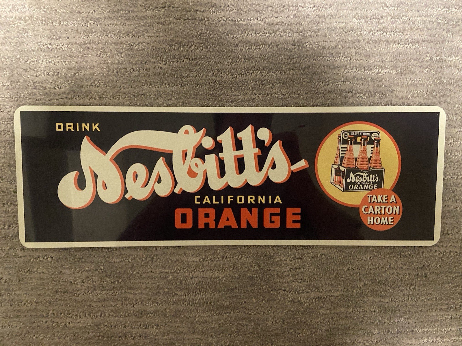 Drink Nesbitt\'s Orange Soda Pop Crush Route 66 Diner 16\