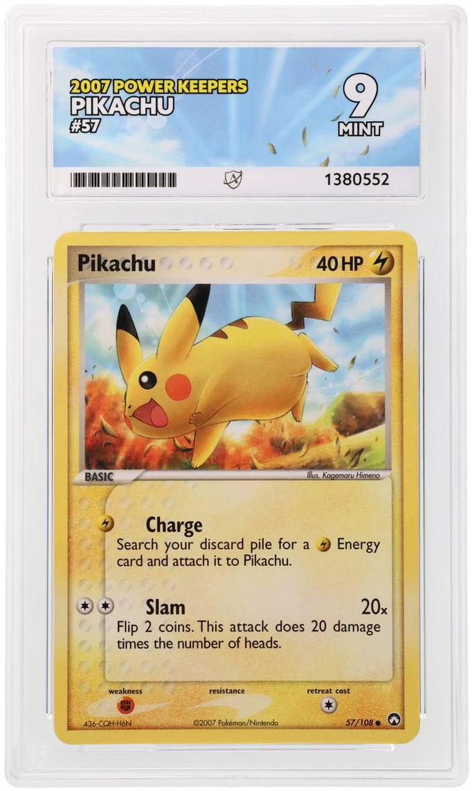ACE 9 PIKACHU 57/108 | Power Keepers ACE Pokemon Card