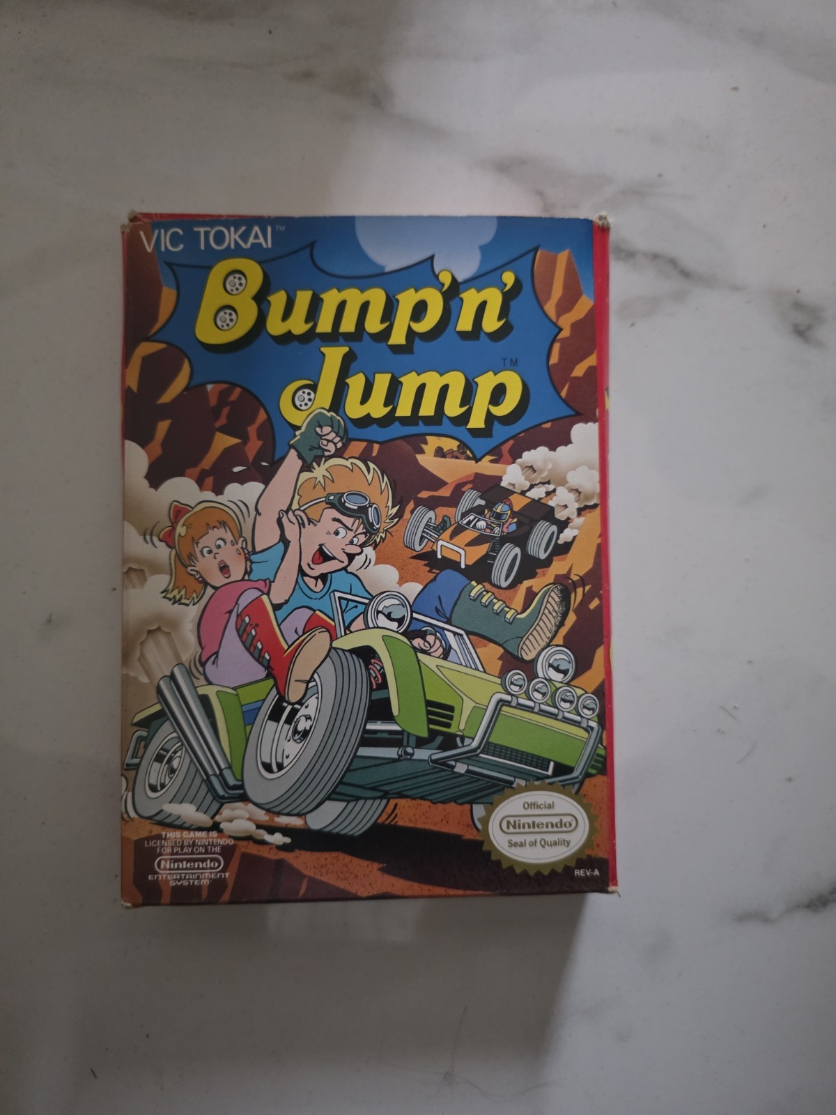 Bump\'n\' Jump Nintendo Vintage Videogame