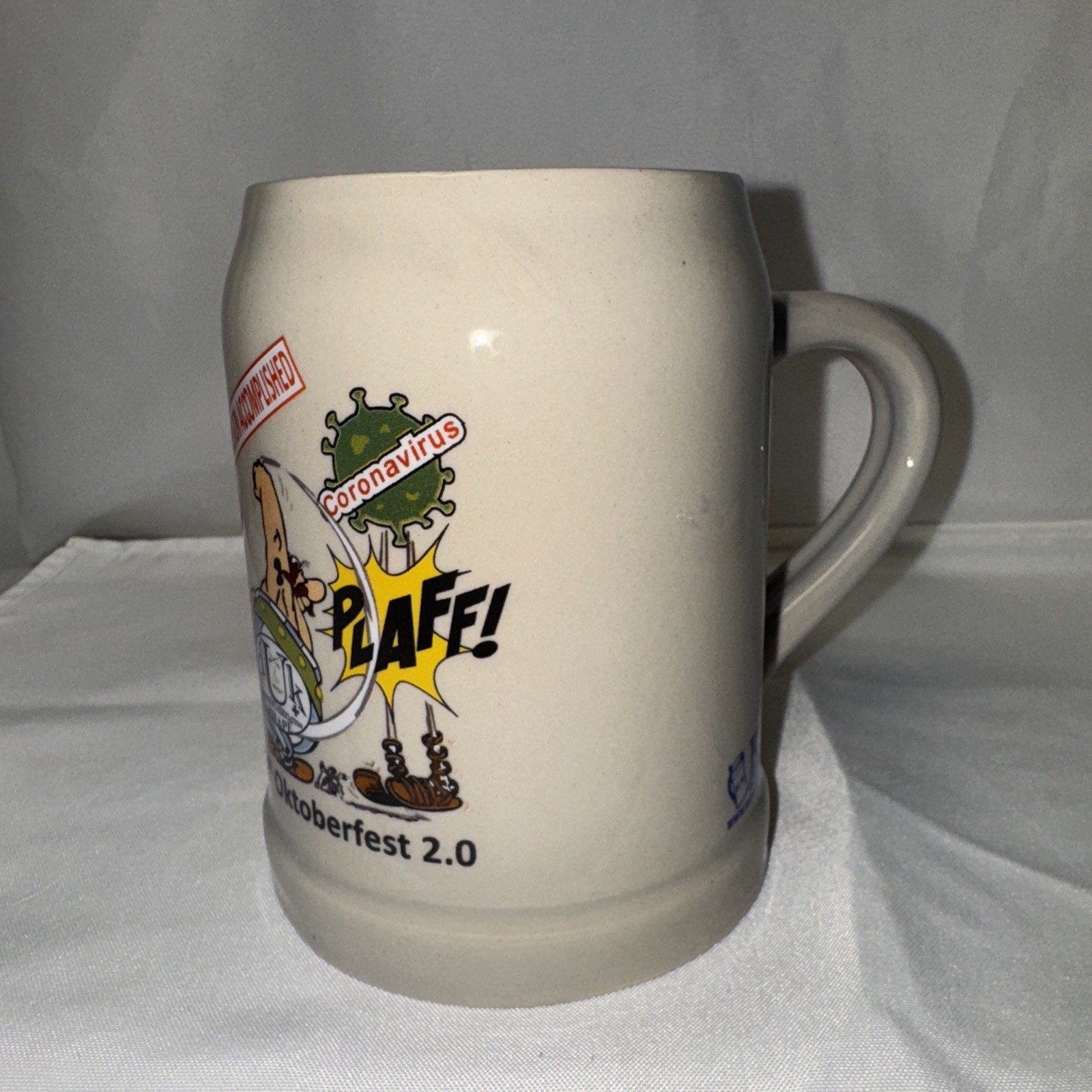 2021 Klaus Stroder Oktoberfest 0.5L Beer Mug DUK Cancelled Area 51 Alien & Virus
