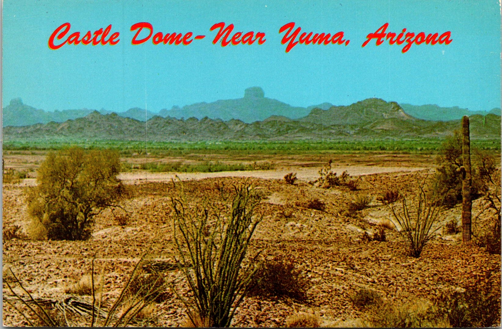 Vintage PPC - Castle Dome, Yuma, AR - F20056