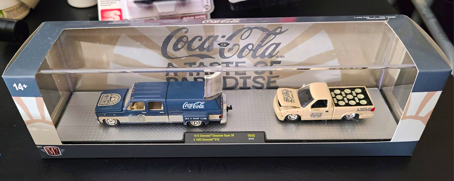 Coca-Cola M2 “A Taste of Paradise” Diecast Truck Set Soda Theme S-10