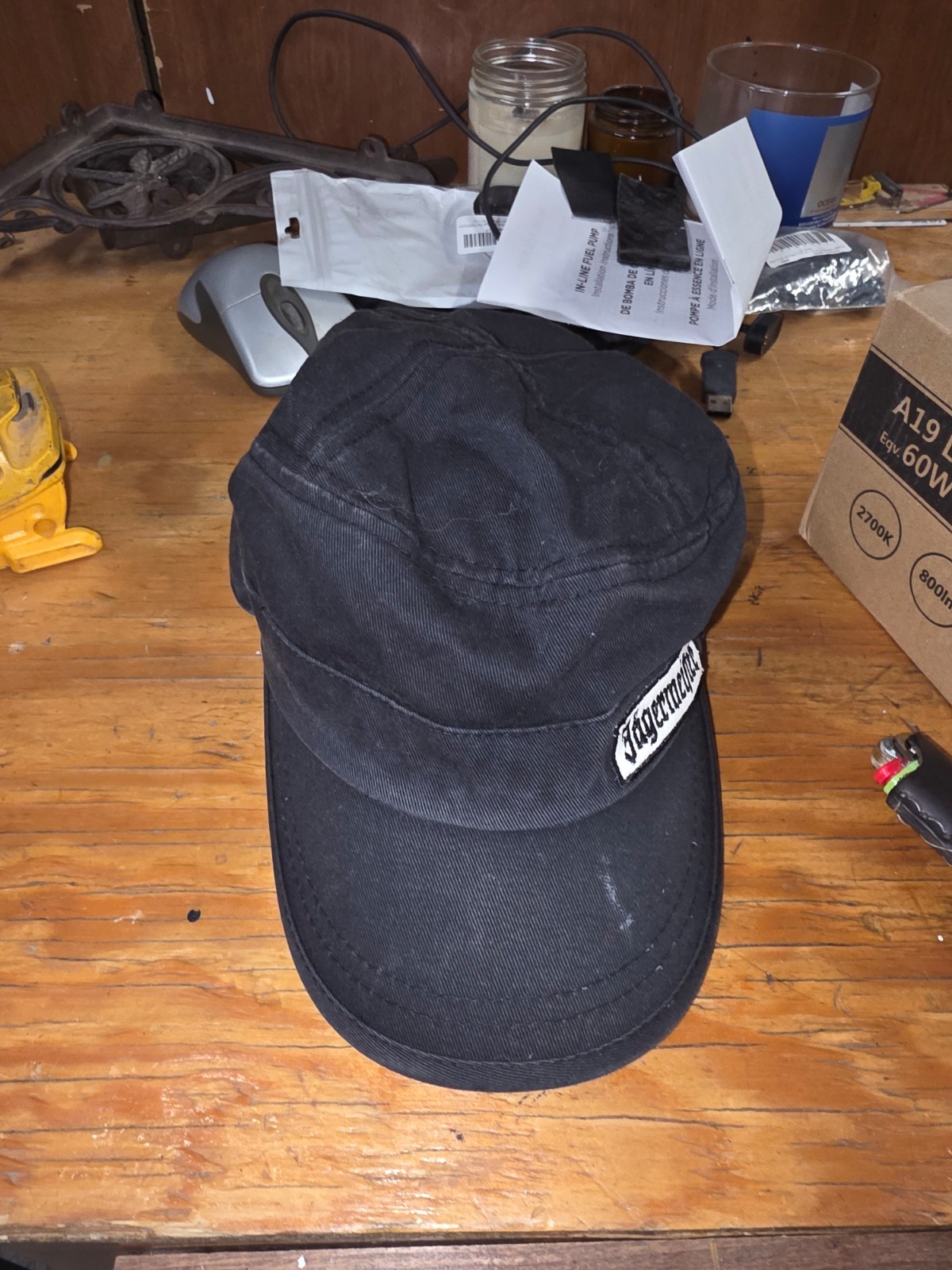 Jagermeister Black Cadet Hat Cap Distillery Promotional Hat