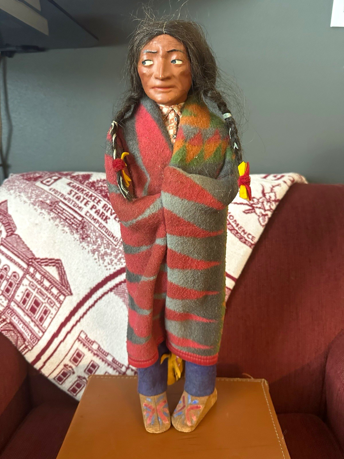 Skookum Indian Doll-19”-Native American Style Doll with Braided Long Hair