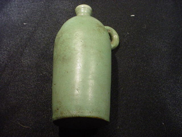 Antique North Carolina jug-nice green glaze-hard to find shape