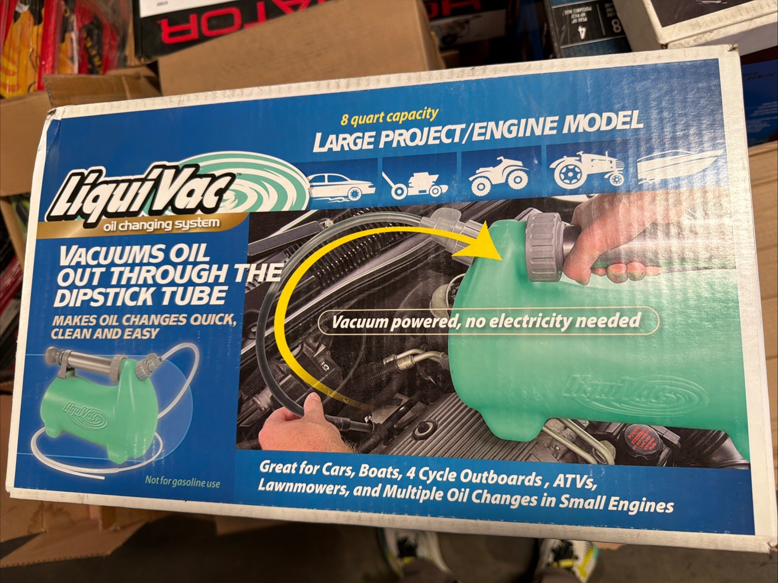 Air Power America 2000LV LiquiVac Oil Changing System for Large Engine