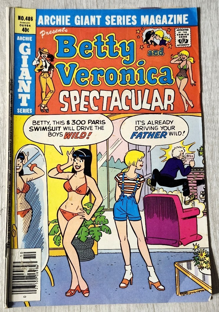 BETTY and VERONICA SPECTACULAR #486 - Dan DeCarlo Cover