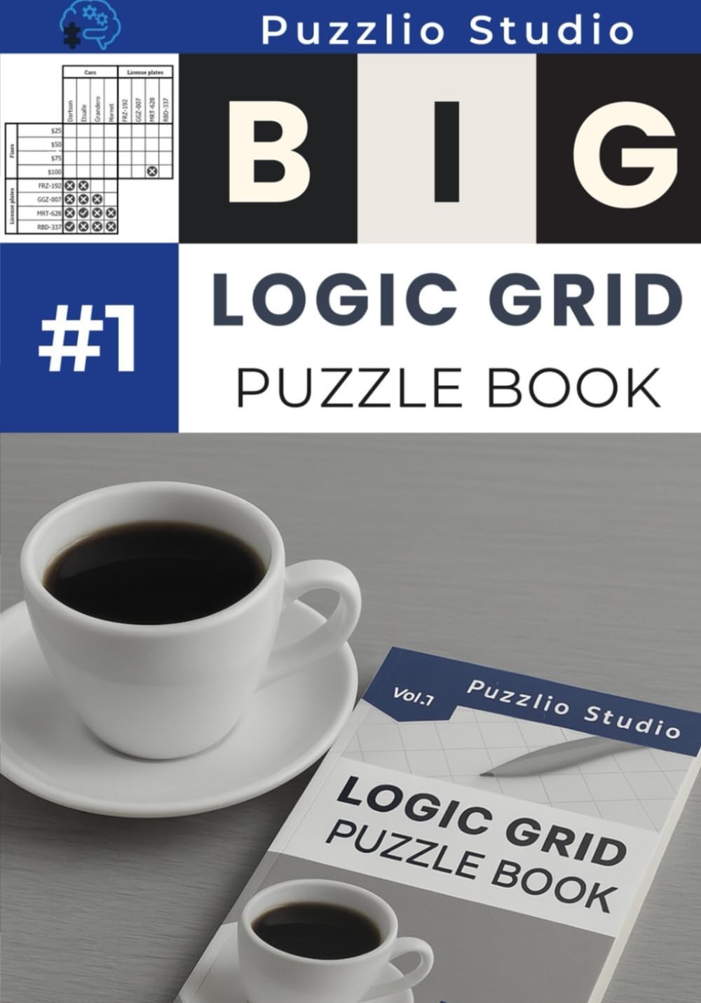 The Big Logic Grid Puzzle Book for Adults: 100 Brain Teaser Puzzles and Fun Brai