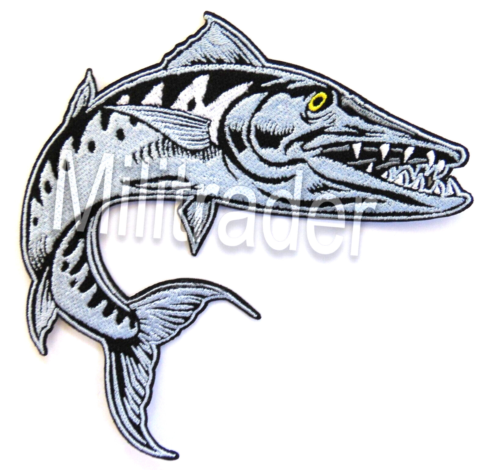 Barracuda Saltwater Sport Fish Sphyraena Patch Large