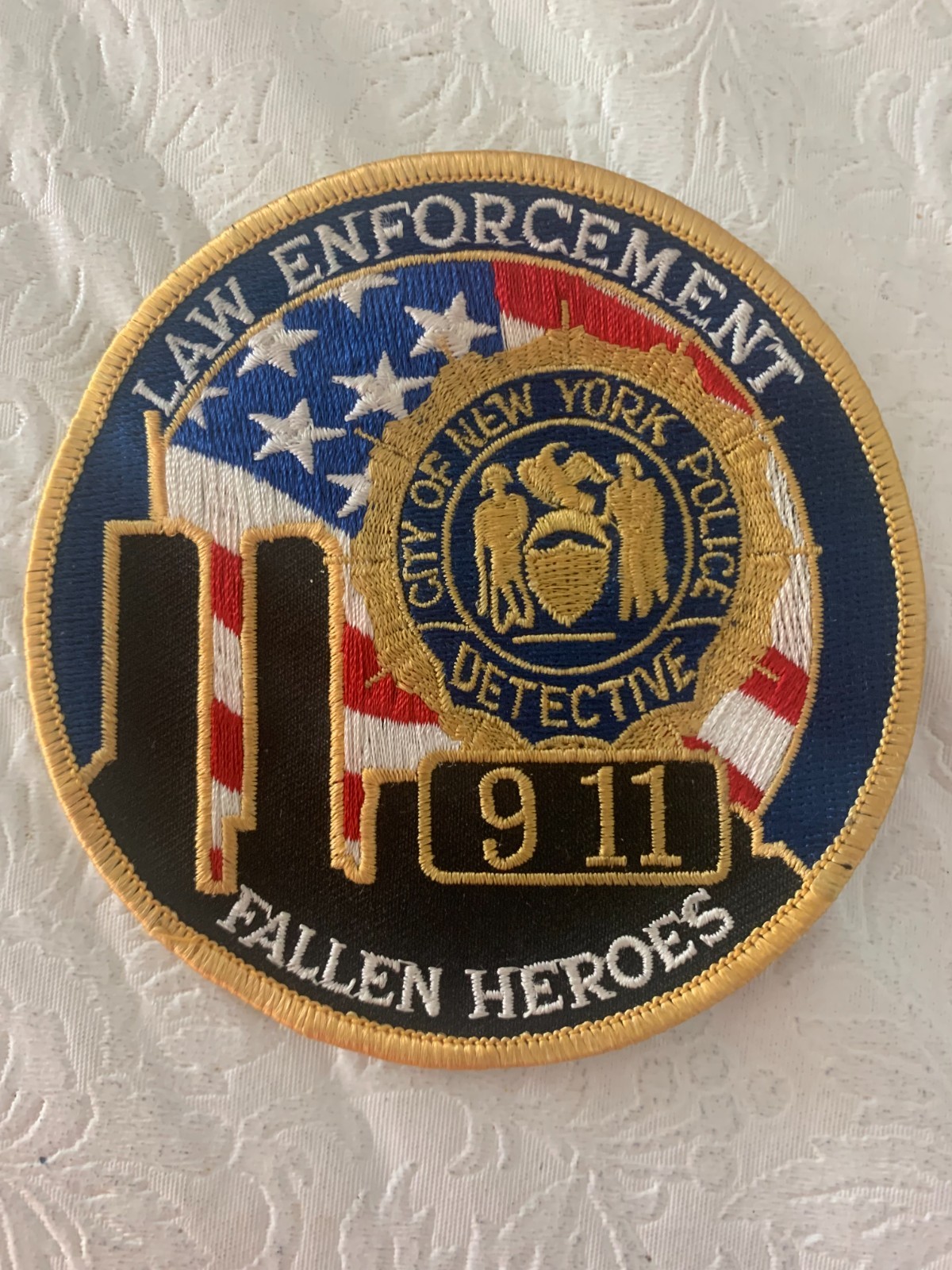 Law Enforcement Fallen Heroes 911 Patch