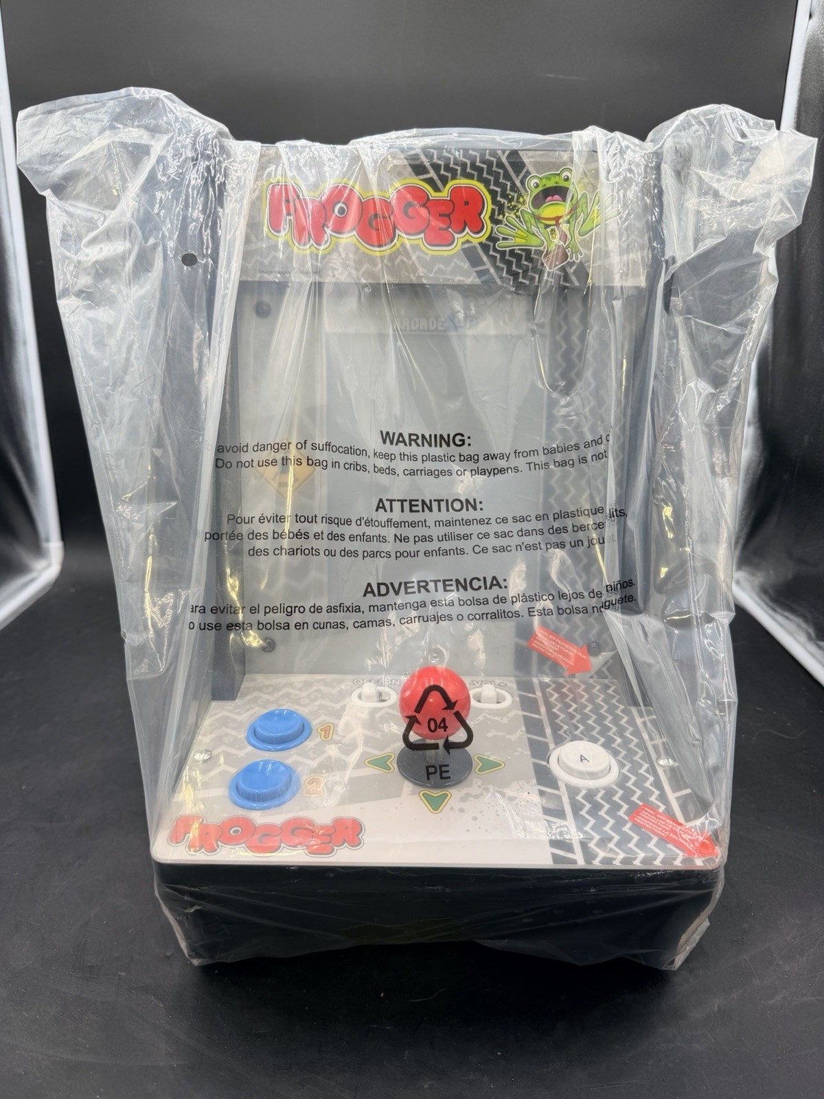 NEW Arcade1Up Countercade Frogger Time Pilot Retro Tabletop Game NO POWER CORD