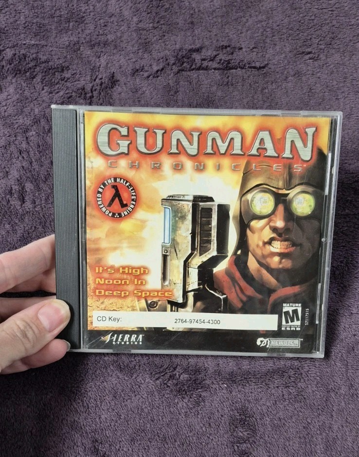 Gunman Chronicles ~2000 Sierra  PC CD Rom Game