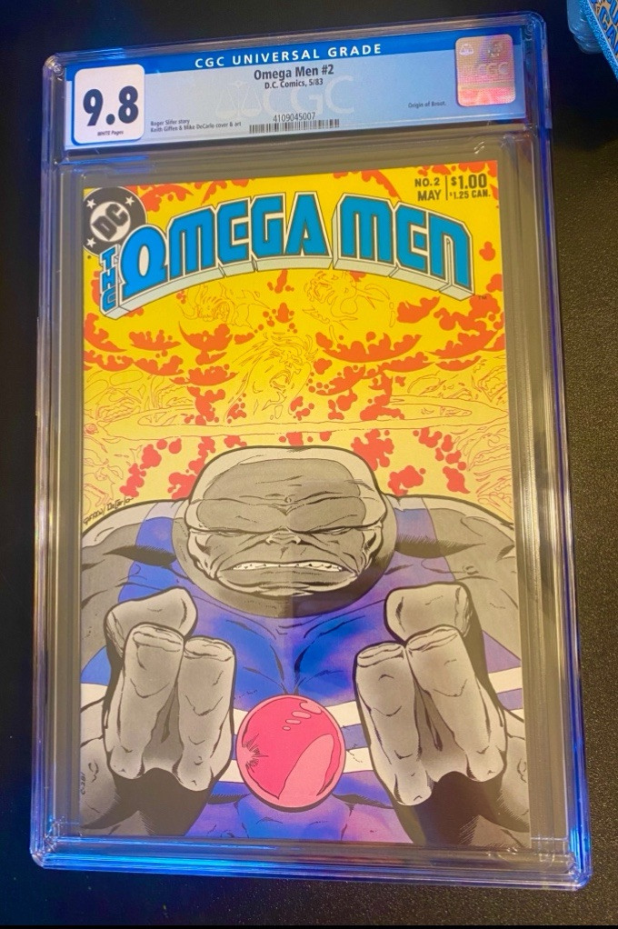 Omega Men #2 Cgc 9.8 🔥 First Lobo In Cameo Unicorn
