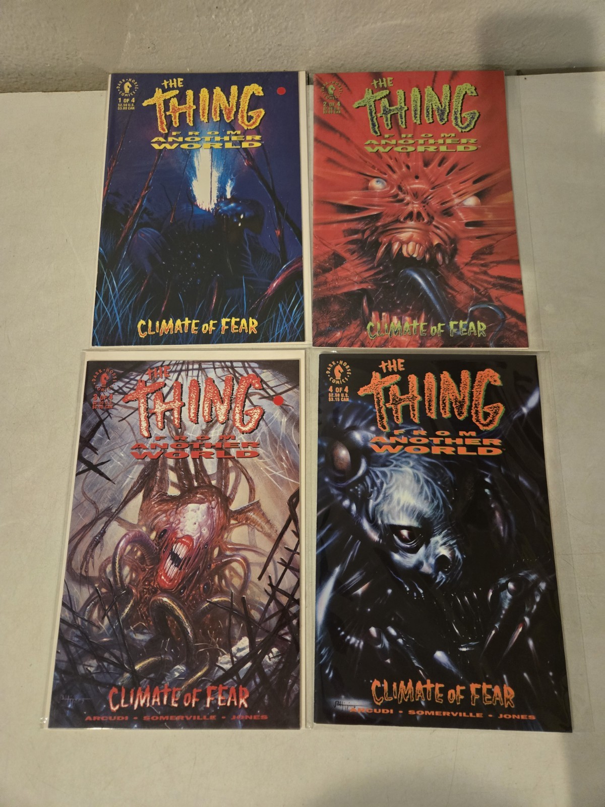 The Thing from Another World -  Climate of Fear Complete Set Comic Book Lot Of 4