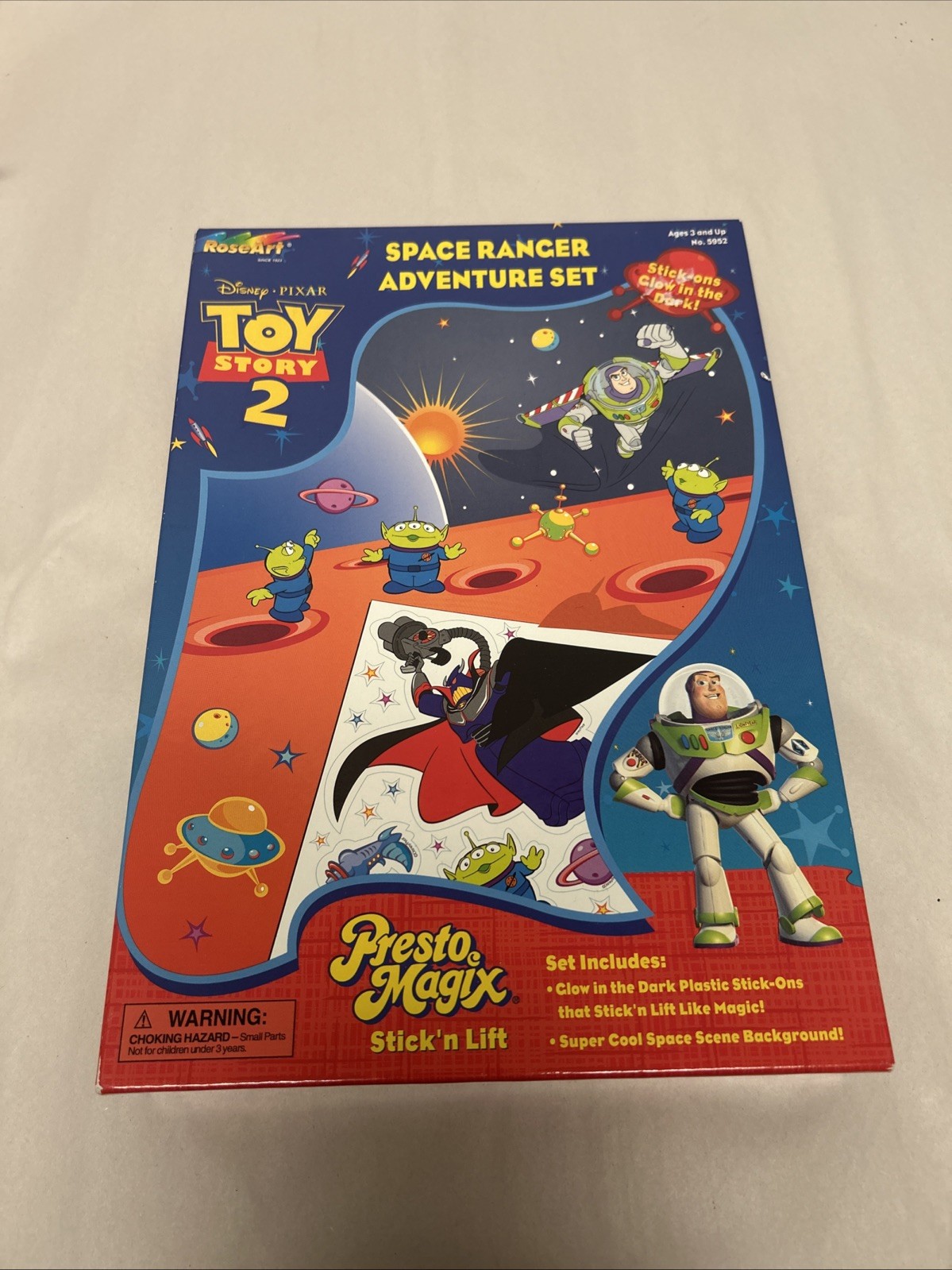 Toy Story 2 RoseArt Space Ranger Adventure Set PRESTO MAGIX