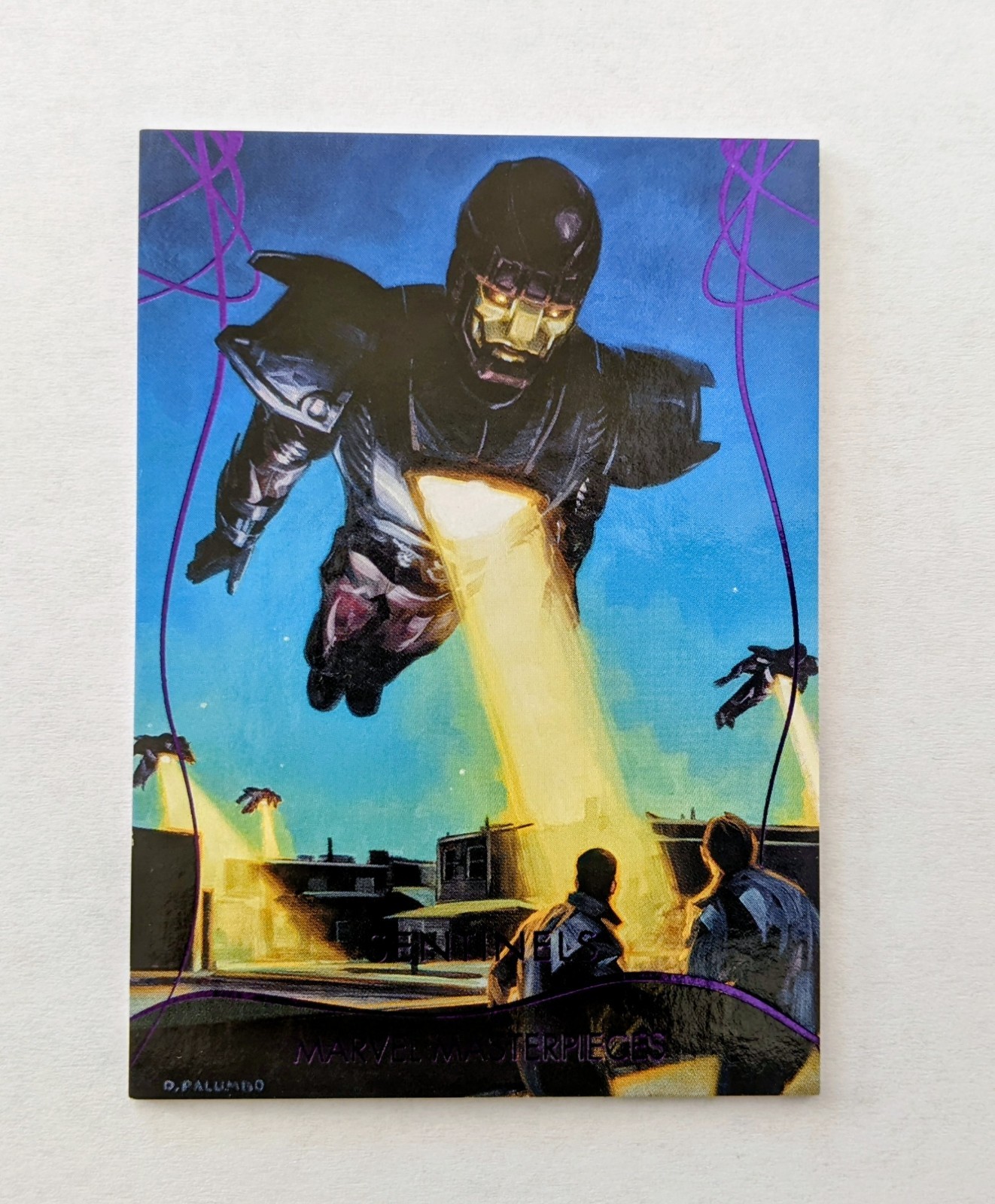 2020 Marvel Masterpieces SENTINELS Level 3 EPIC PURPLE 163/199 #73 Color Match