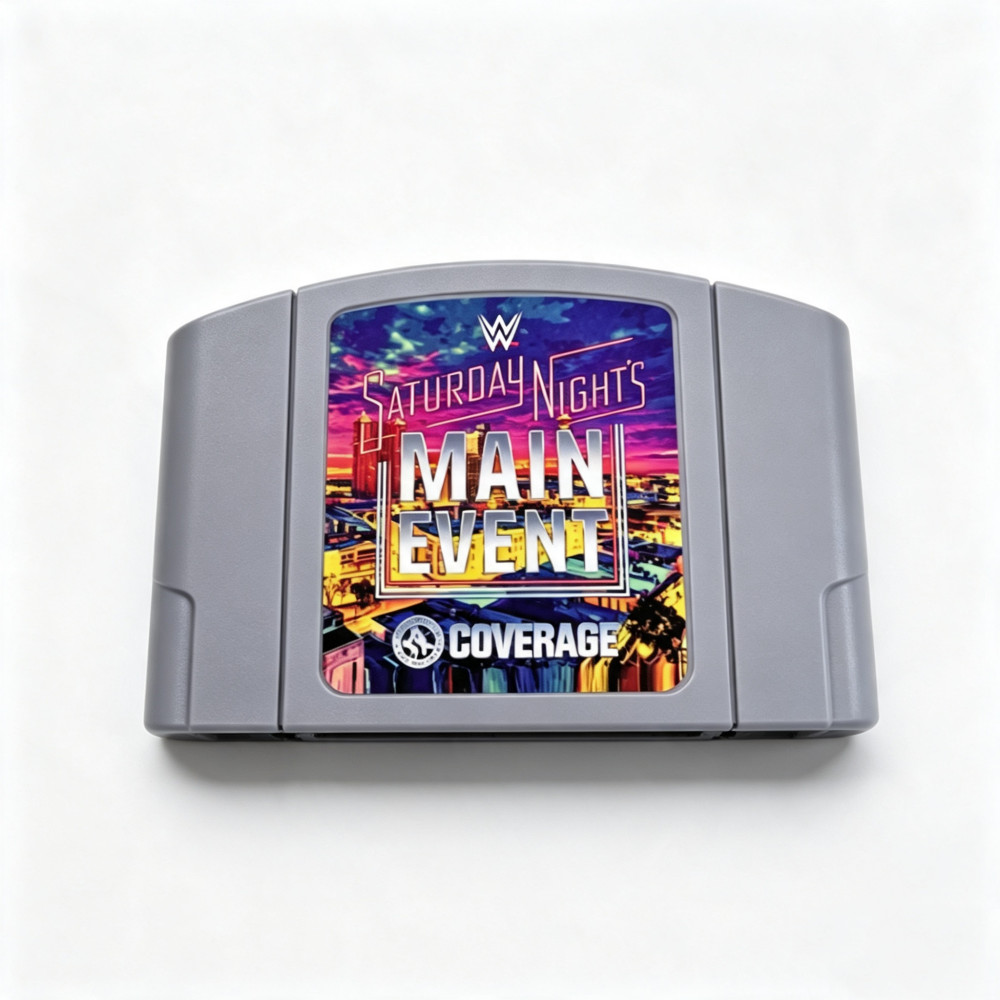 Wwf Saturday Night Main Event Games Cartridge for N64 Console US Version