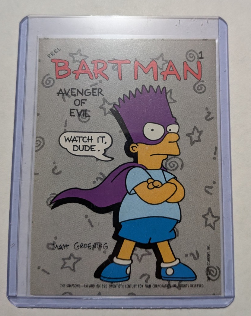 Simpsons 1990 - Complete 88/22, Including Bartman Rookie